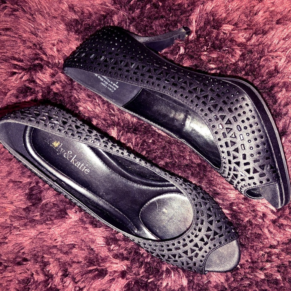 Black heels